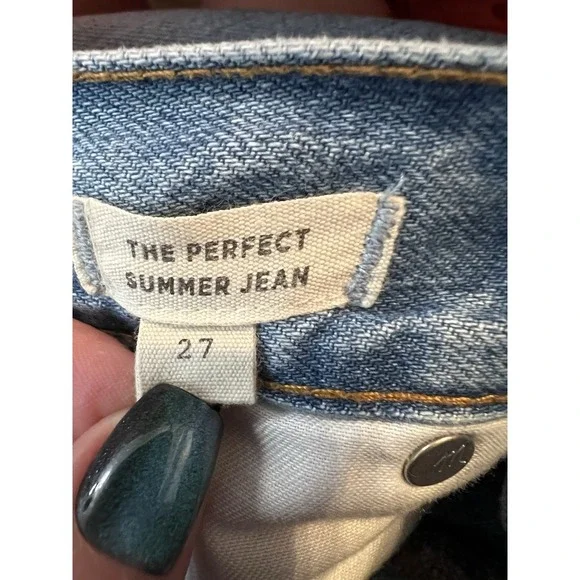Madewell The Perfect Summer Jean Women's Size 27 Fitzgerald Wash - Picture 12 of 12